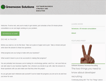 Tablet Screenshot of greenwave-solutions.com